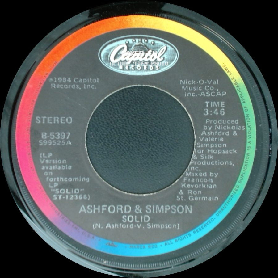 Ashford & Simpson - Solid (Dub Version) / Solid side B