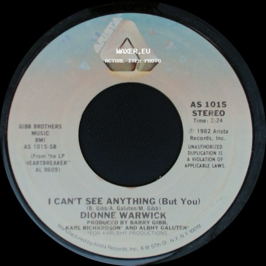 Dionne Warwick - I Can't See Anything (But You) / Heartbreaker side A