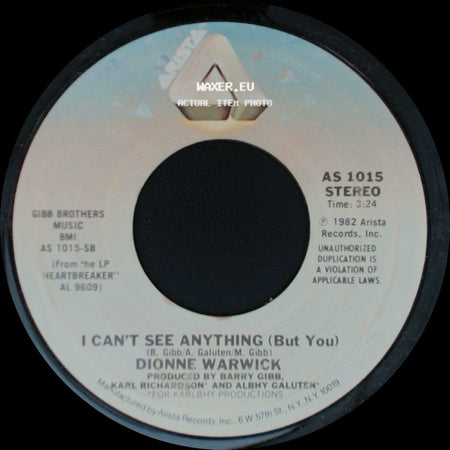 Dionne Warwick - I Can't See Anything (But You) / Heartbreaker side A