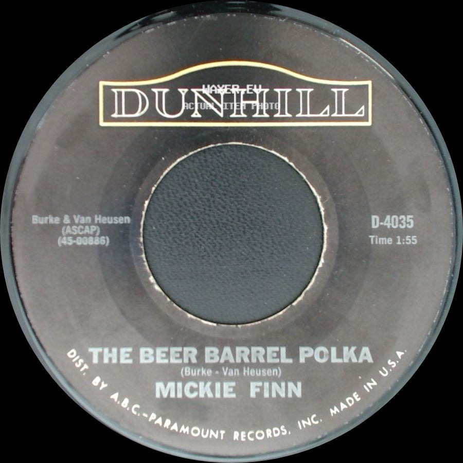 Mickie Finn - The Beer Barrel Polka / K.C. Jerk side A