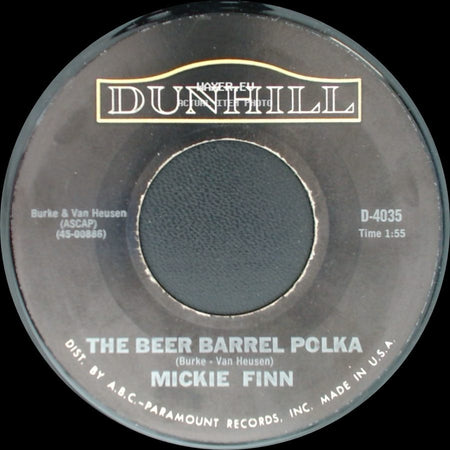 Mickie Finn - The Beer Barrel Polka / K.C. Jerk side A