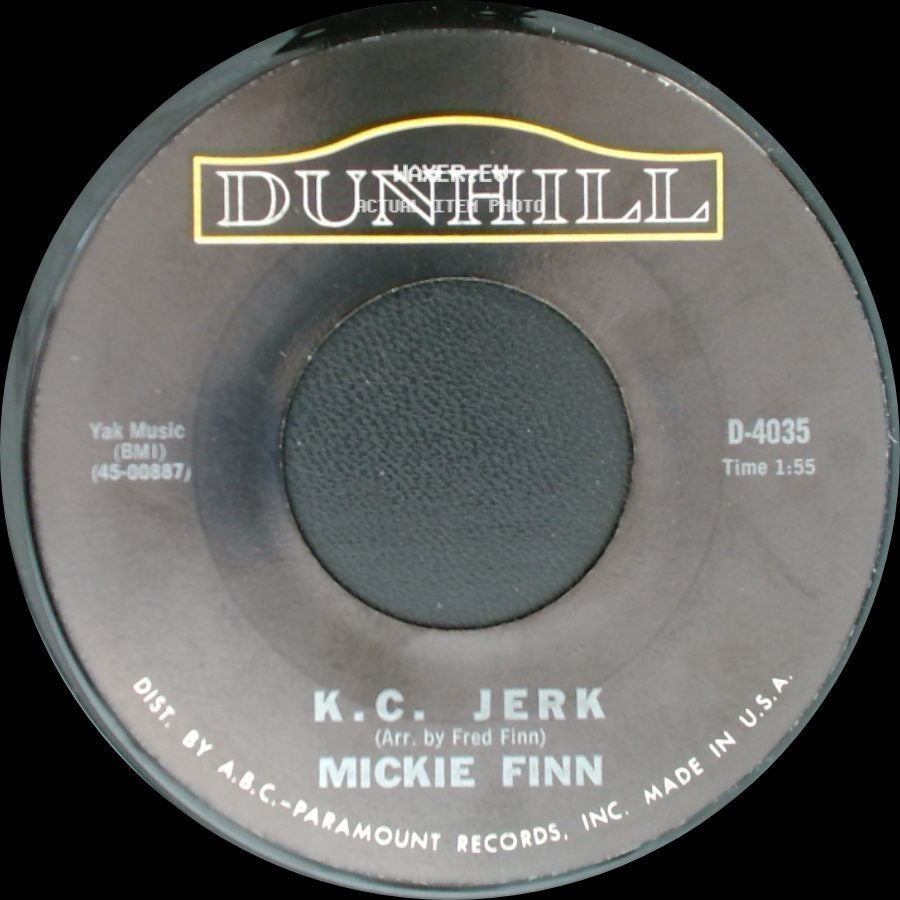 Mickie Finn - The Beer Barrel Polka / K.C. Jerk side B