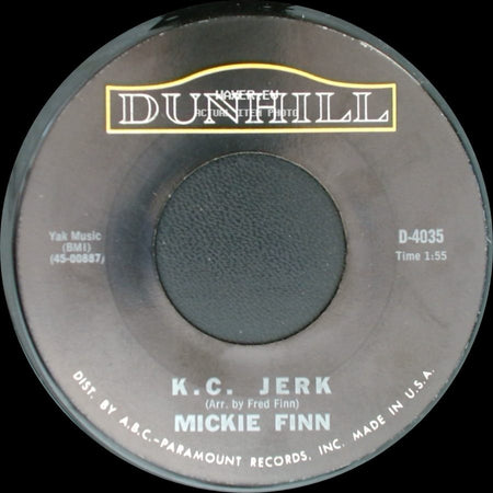 Mickie Finn - The Beer Barrel Polka / K.C. Jerk side B