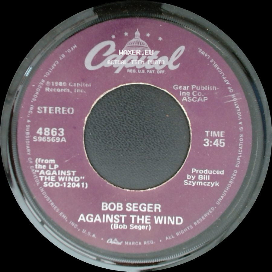 Bob Seger - Against The Wind / No Man's Land side A