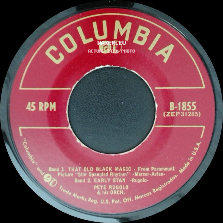 Pete Rugolo & His Orch. - Unknown Title A / That Old Black Magic / Early Stan side B