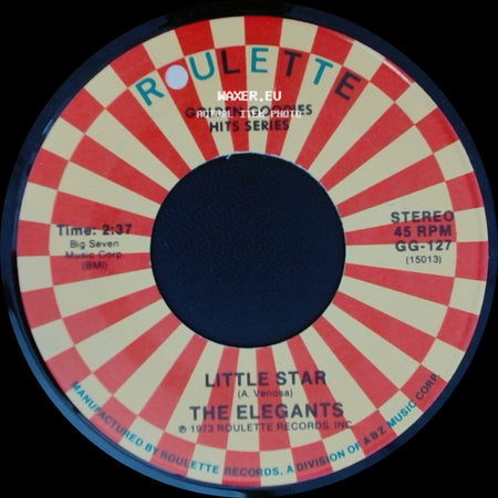 The Elegants / Poni-Tails - Little Star / Born Too Late side A
