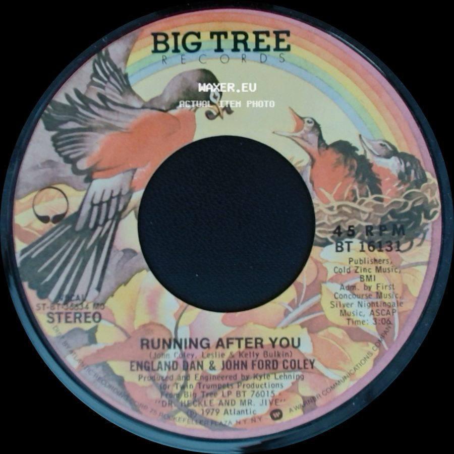 England Dan & John Ford Coley - Running After You / Love Is The Answer side A
