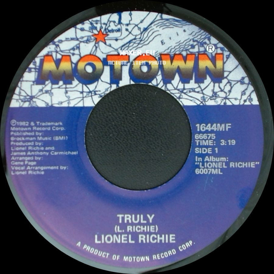 Lionel Richie - Truly / Just Put Some Love In Your Heart side A