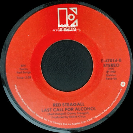 Red Steagall - Hard Hat Days And Honky Tonk Nights / Last Call For Alcohol side B