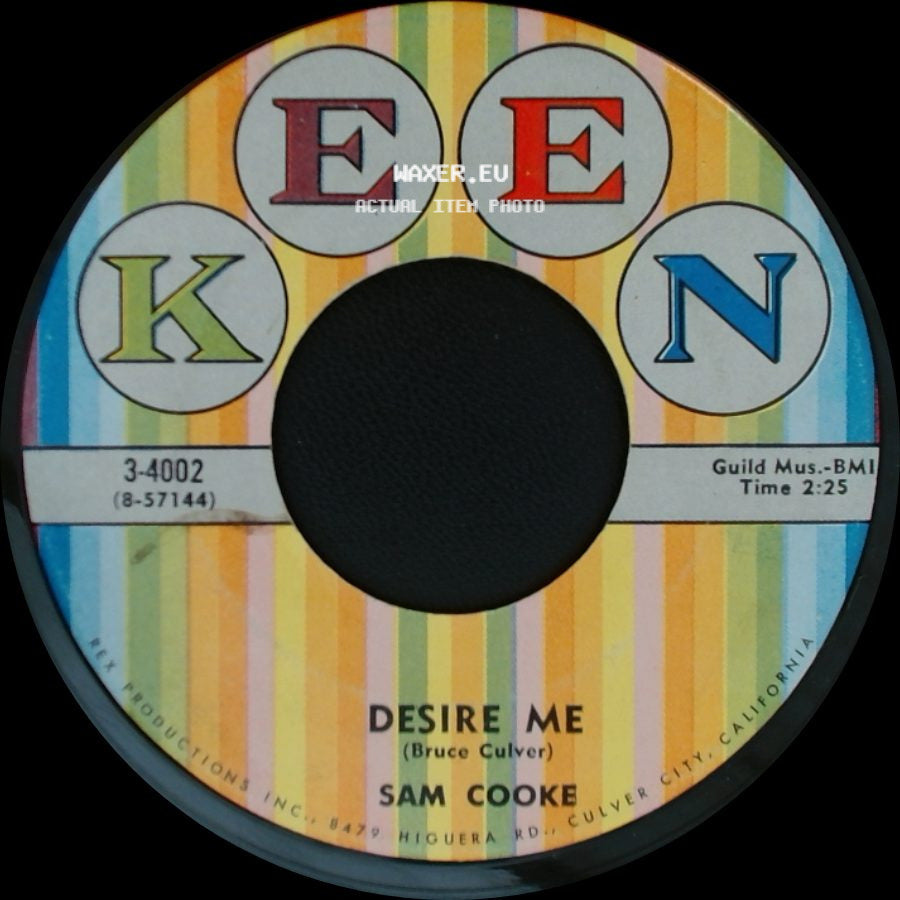 Sam Cooke - Desire Me / (I Love You) For Sentimental Reasons side A