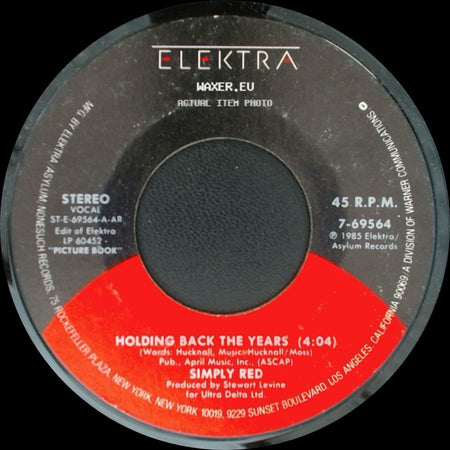 Simply Red - I Won't Feel Bad / Holding Back The Years side B