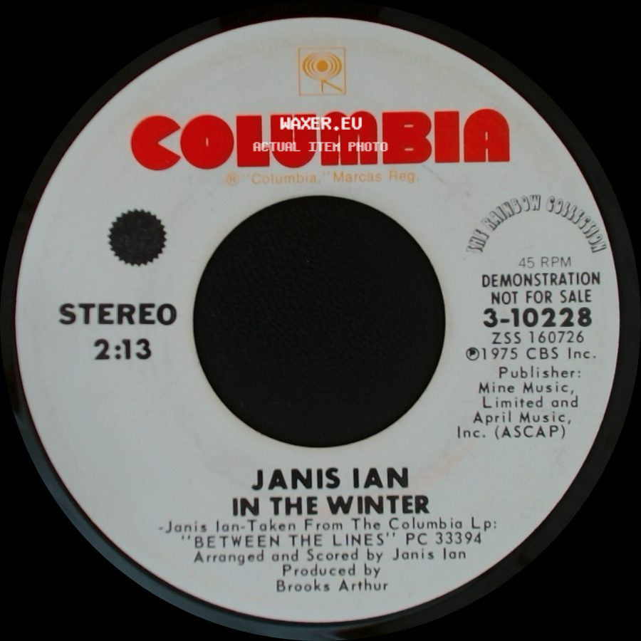 Janis Ian - In The Winter / In The Winter side B