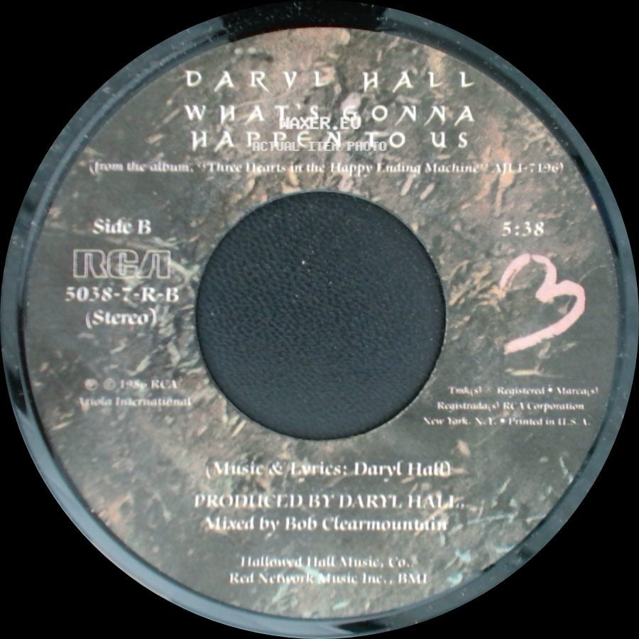 Daryl Hall - Foolish Pride / What's Gonna Happen To Us side B