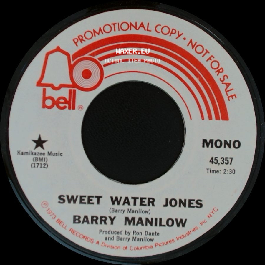 Barry Manilow - Sweet Water Jones / Sweet Water Jones side A