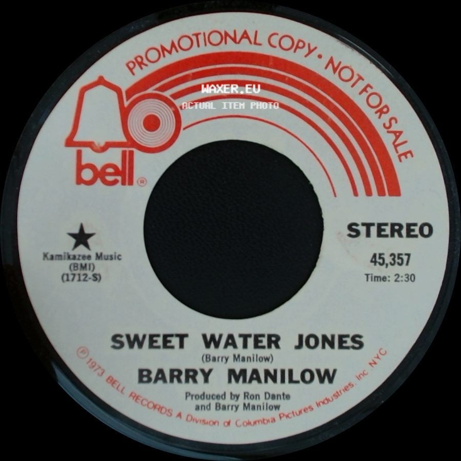 Barry Manilow - Sweet Water Jones / Sweet Water Jones side B