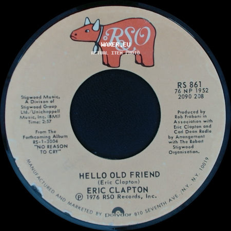 Eric Clapton - Hello Old Friend / All Our Pastimes side A