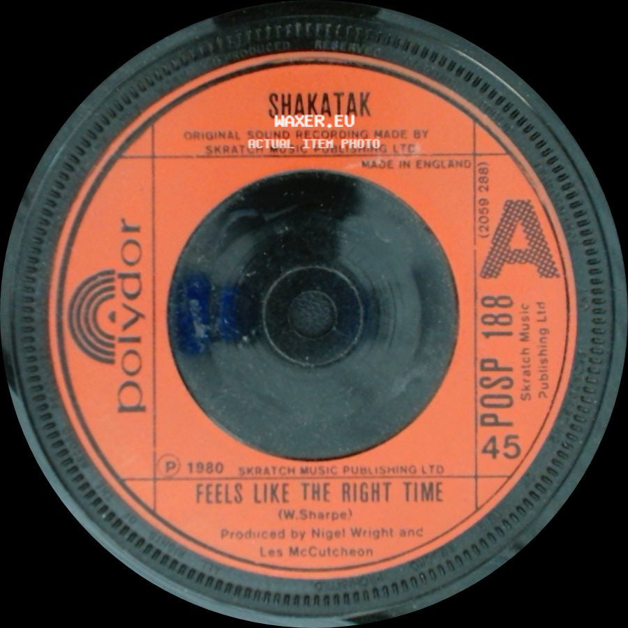 Shakatak - Covina / Feels Like The Right Time side B