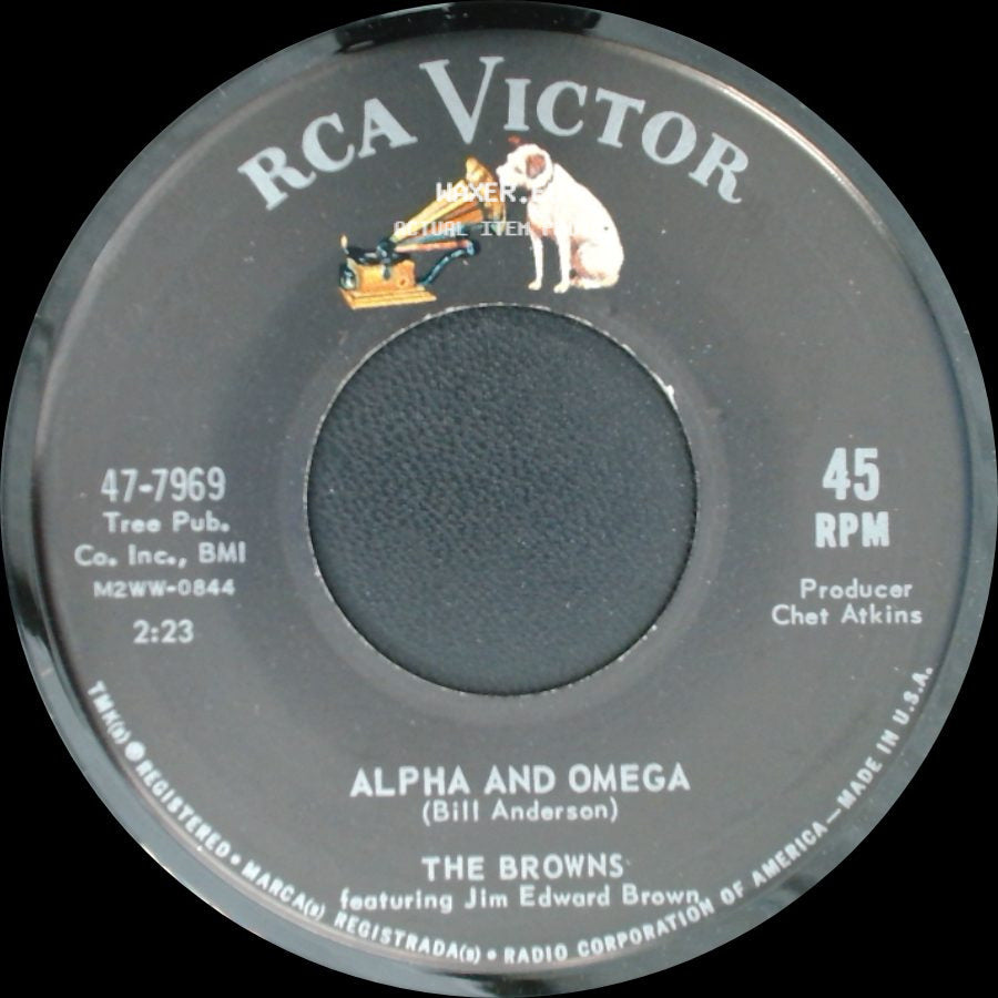 The Browns Featuring Jim Edward Brown / The Browns - Alpha And Omega / Foolish Pride side A