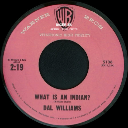 Dal Williams - The Telephone Operator / What Is An Indian? side B