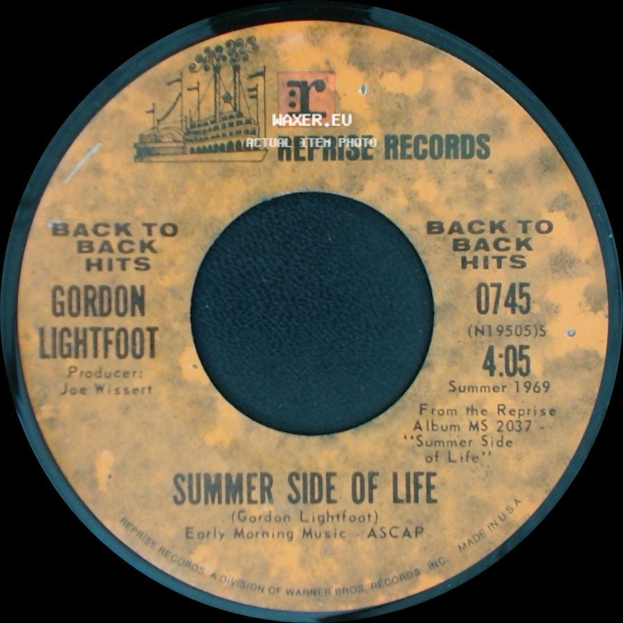 Gordon Lightfoot - Summer Side Of Life / Talking In Your Sleep side A