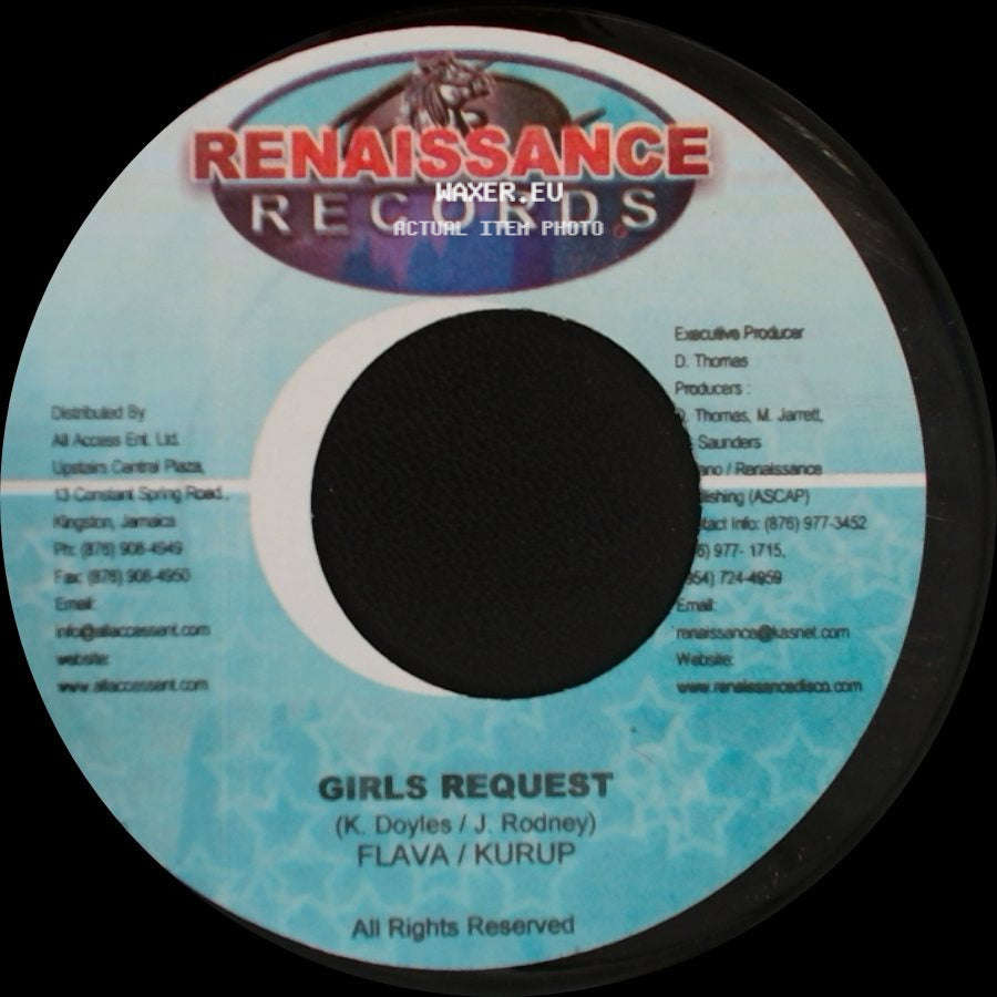 Wayne Marshall / Flava / Kurup - Ok / Girls Request side B