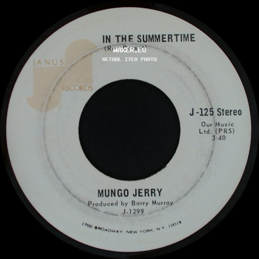 Mungo Jerry - In The Summertime / Mighty Man side A