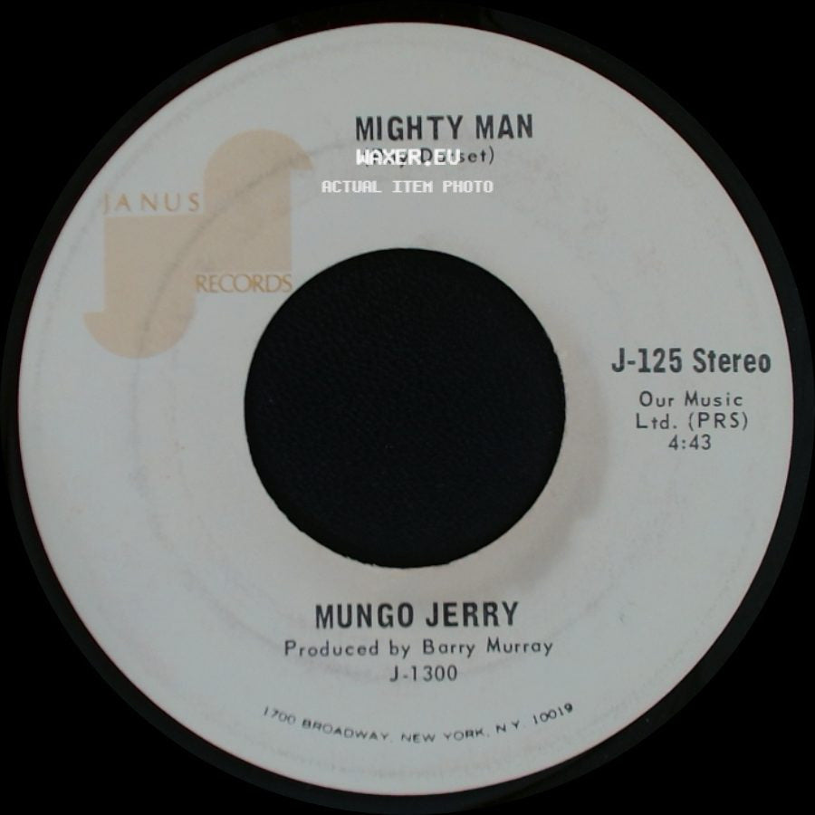 Mungo Jerry - In The Summertime / Mighty Man side B