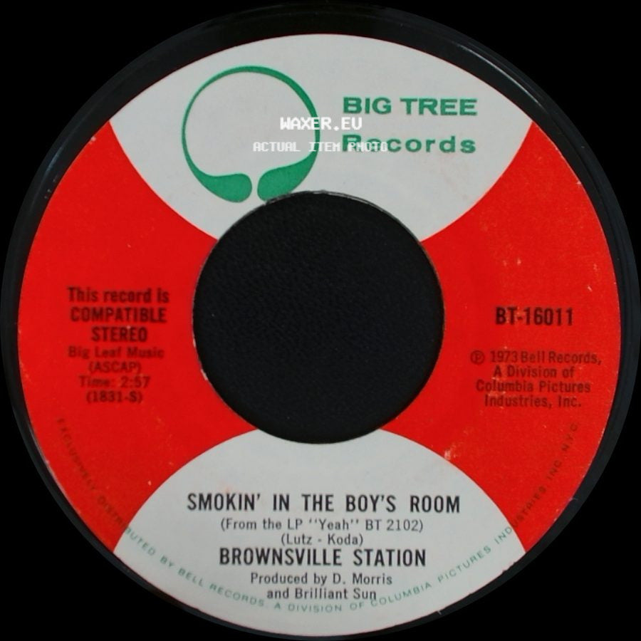 Brownsville Station - Barefootin' / Smokin' In The Boy's Room side B