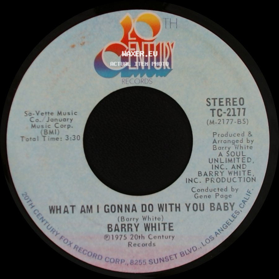 Barry White - What Am I Gonna Do With You / What Am I Gonna Do With You Baby side B