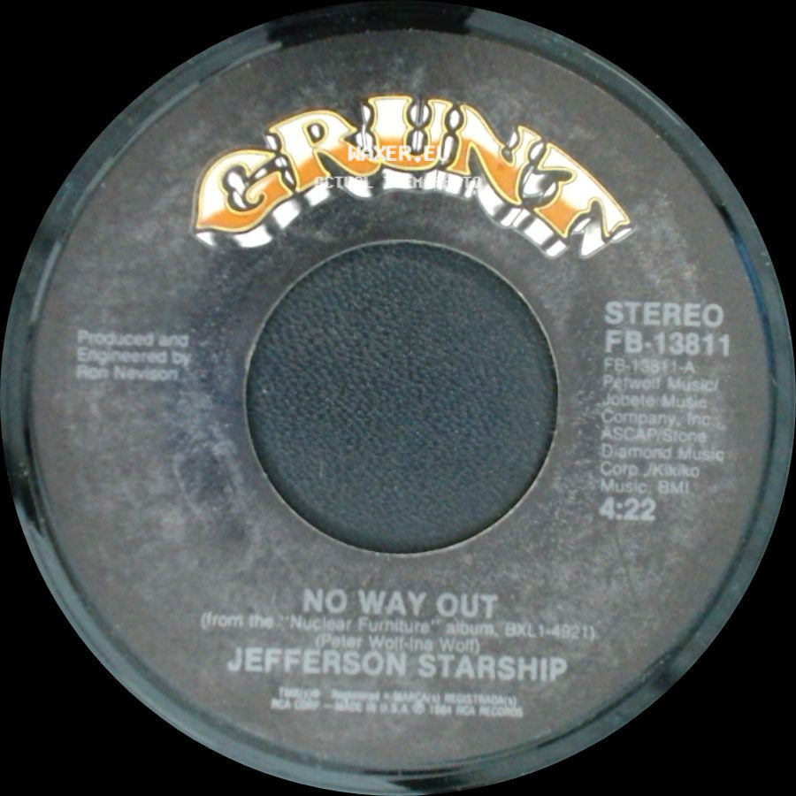 Jefferson Starship - Rose Goes To Yale / No Way Out side B