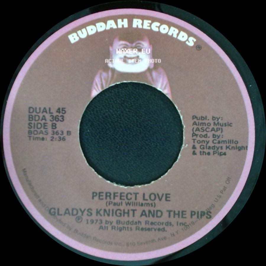 Gladys Knight And The Pips - Where Peaceful Waters Flow / Perfect Love side B