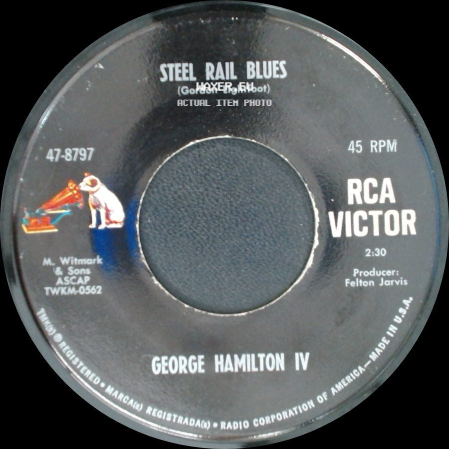 George Hamilton Iv - Tobacco / Steel Rail Blues side B
