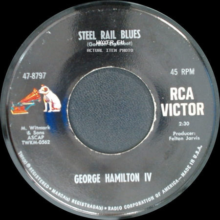 George Hamilton Iv - Tobacco / Steel Rail Blues side B
