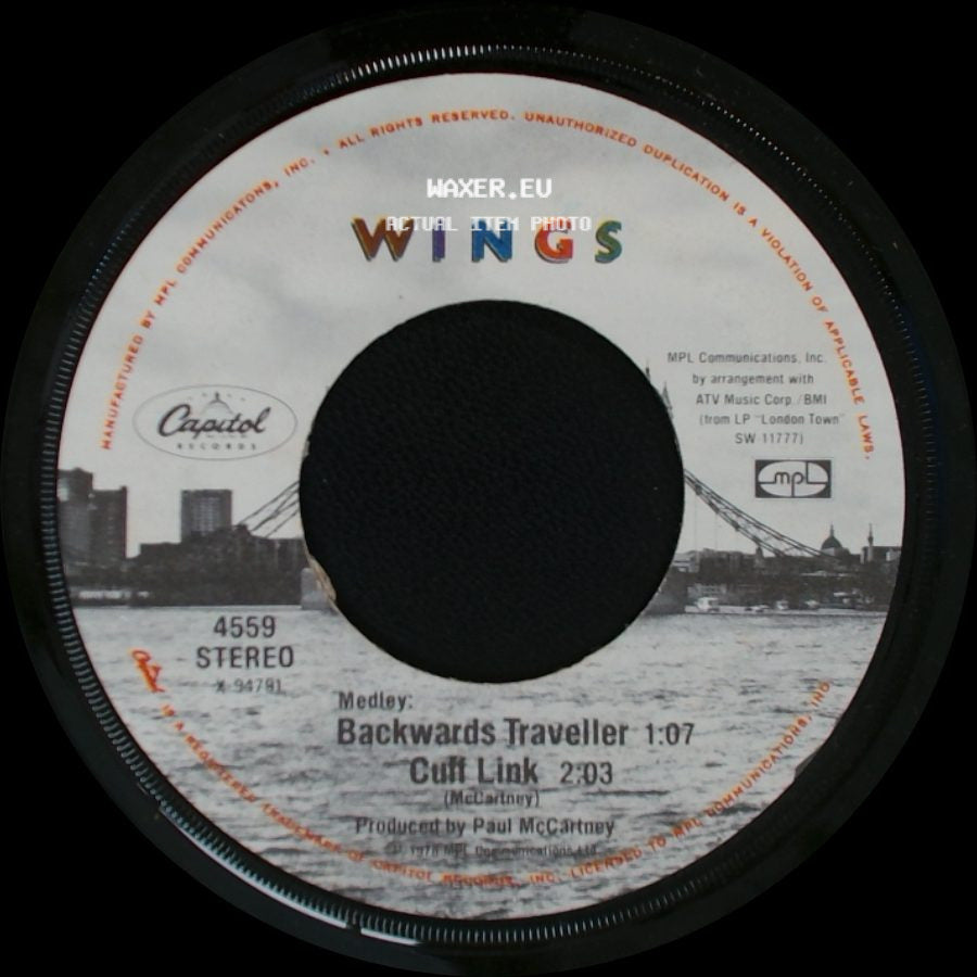 Wings - Backwards Traveller / Cuff Link / With A Little Luck side A