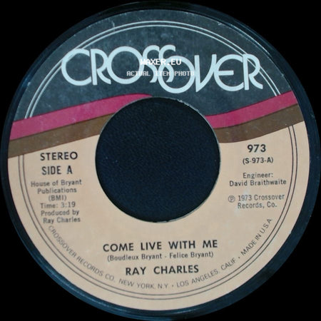 Ray Charles - Come Live With Me / Everybody Sing side A