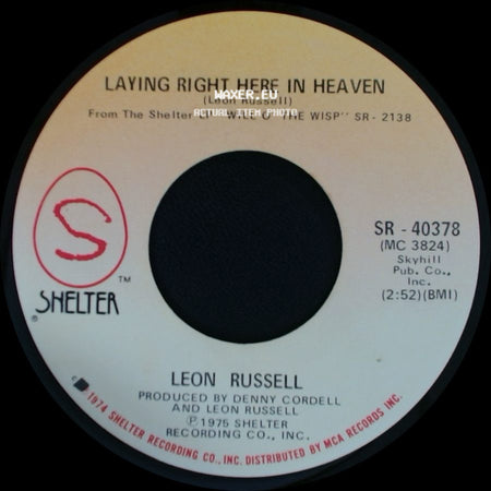 Leon Russell - Lady Blue / Laying Right Here In Heaven side B