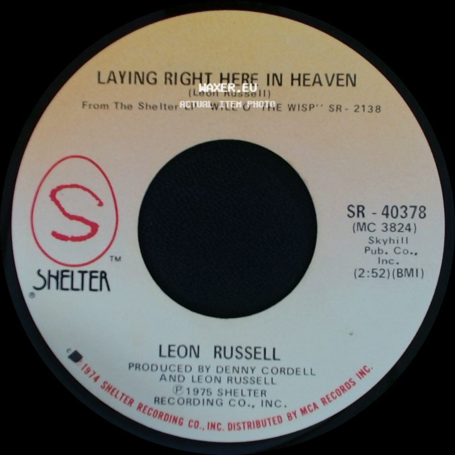 Leon Russell - Lady Blue / Laying Right Here In Heaven side B