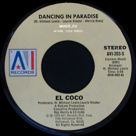 El Coco - Dancing In Paradise / Love In Your Life side A
