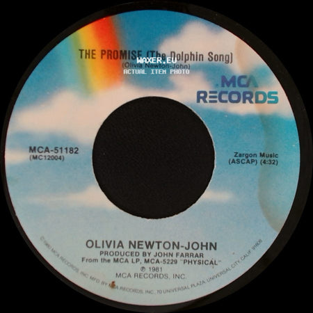 Olivia Newton-John - Physical / The Promise (The Dolphin Song) side B