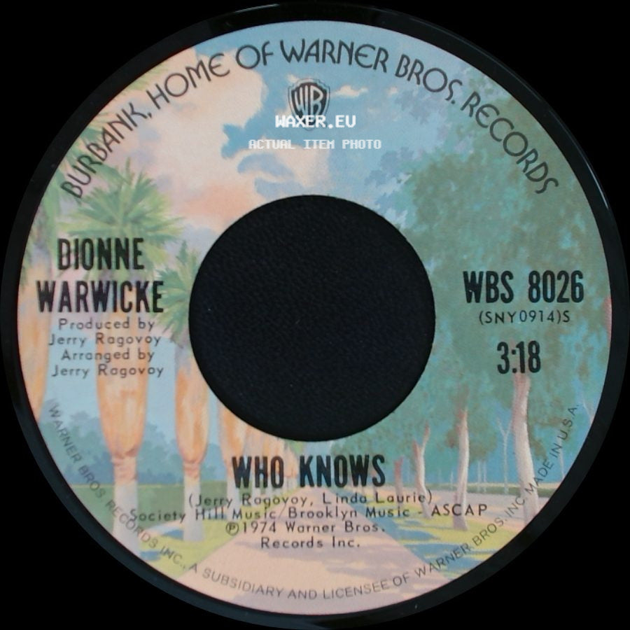 Dionne Warwicke - Who Knows / Sure Thing side A