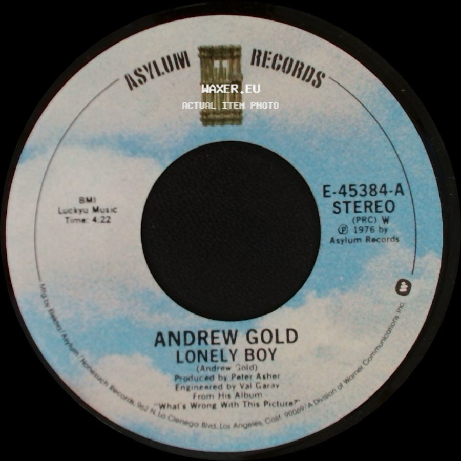 Andrew Gold - Must Be Crazy / Lonely Boy side B