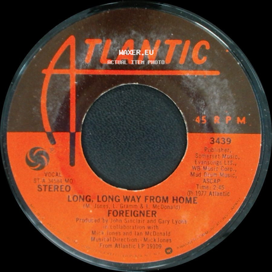 Foreigner - Long, Long Way From Home / The Damage Is Done side A