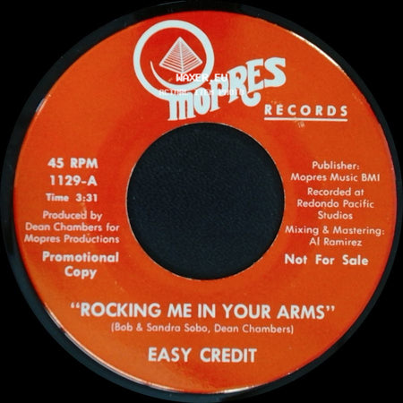Easy Credit - Rocking Me In Your Arms / Listen To Your Heart side A