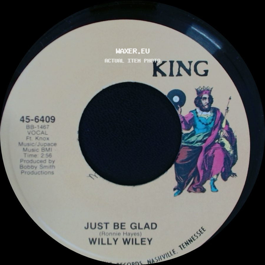 Willy Wiley - Push & Shove / Just Be Glad side B