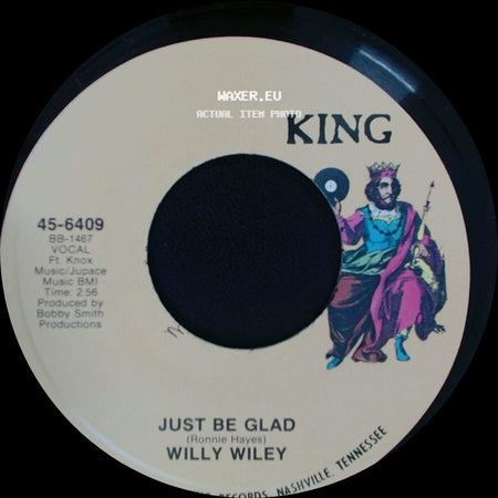 Willy Wiley - Push & Shove / Just Be Glad side B