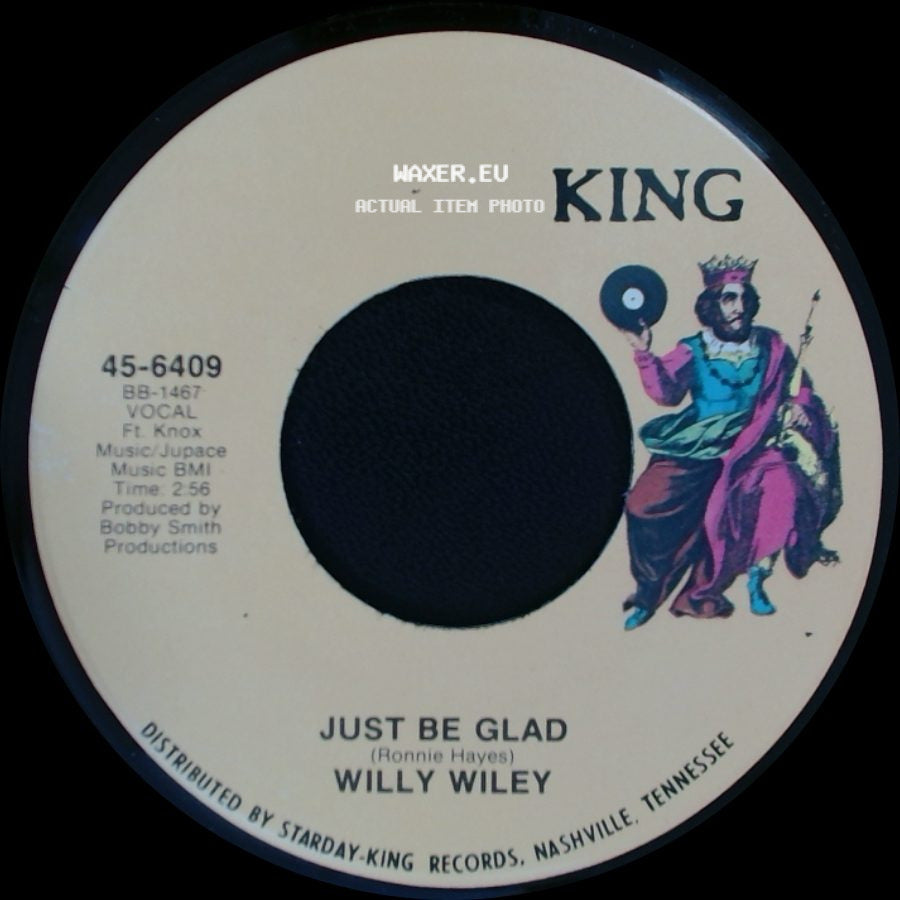 Willy Wiley - Push & Shove / Just Be Glad side B