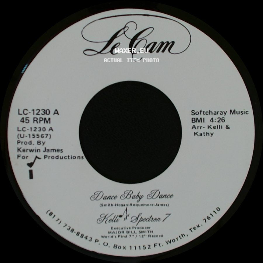 Kelli & Spectron 7 / Kelli & Spectrum 7 - Dance Baby Dance / Dance Baby Dance side A