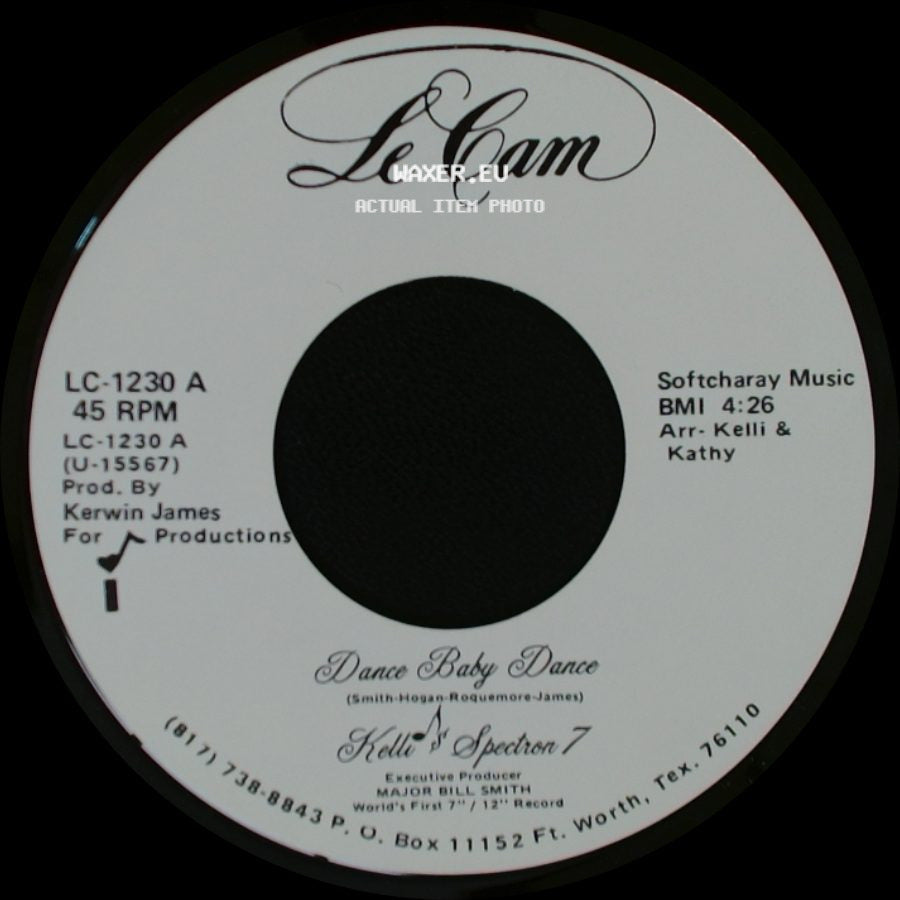 Kelli & Spectron 7 - Dance Baby Dance / Dance Baby Dance side A