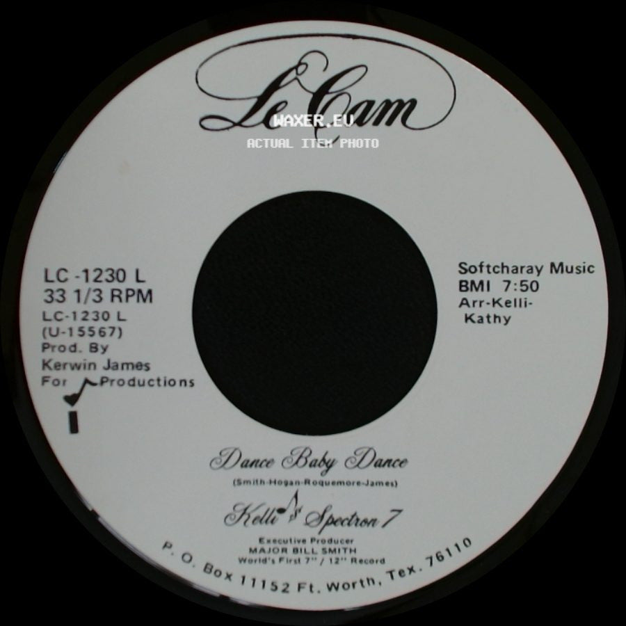 Kelli & Spectron 7 - Dance Baby Dance / Dance Baby Dance side B