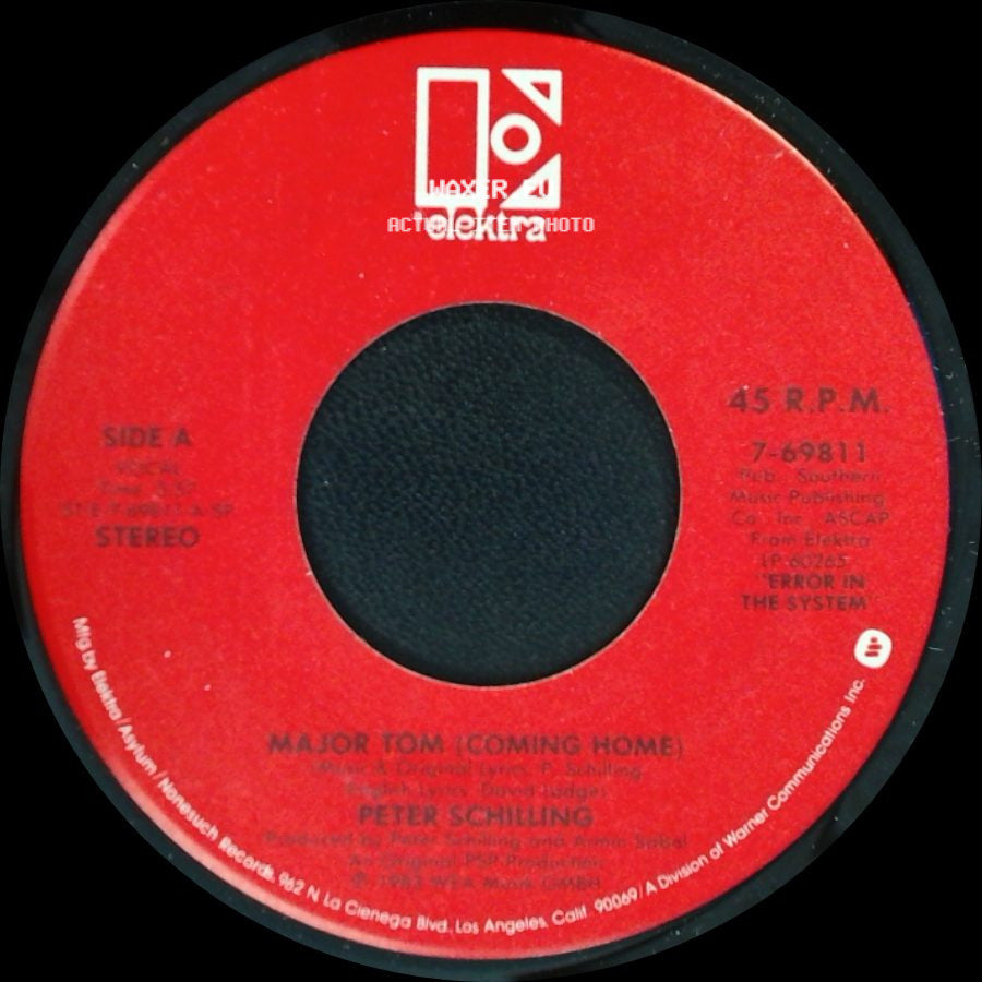 Peter Schilling - Major Tom (Coming Home) / Major Tom (Vollig Losgelost) side A